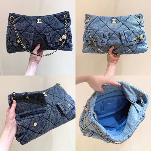 CC Denim Tote
