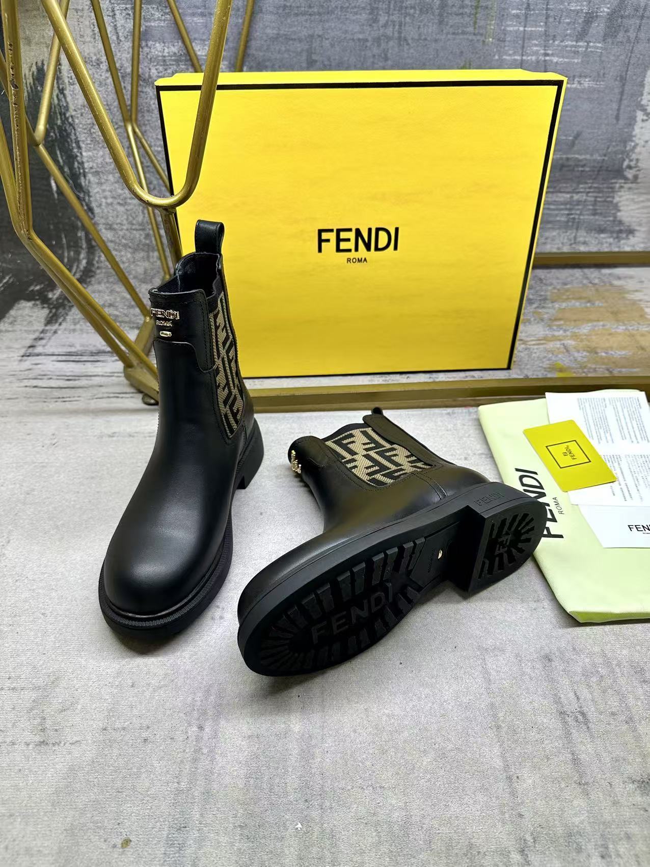 FF Leather Boots