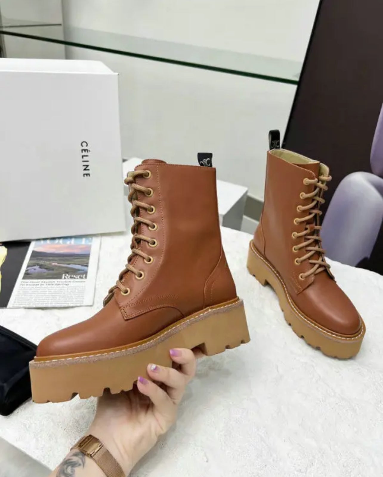 Leather Boots