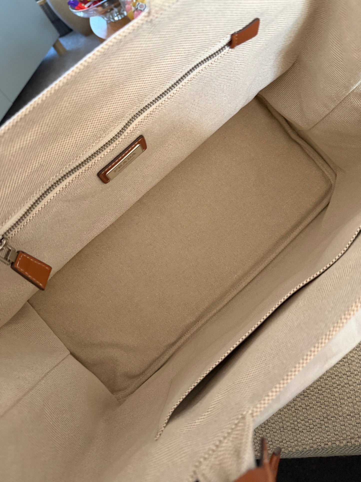 Linen Blend Tote