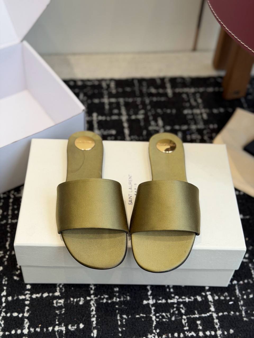Satin Sandals