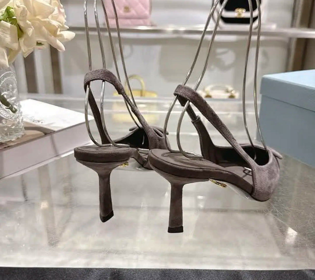 Suede Slingbacks