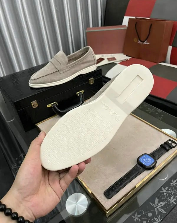 Suede Loafers