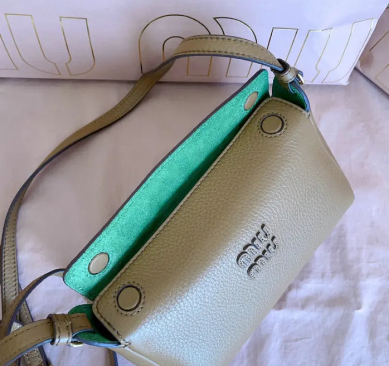 Leather Pouch Bag