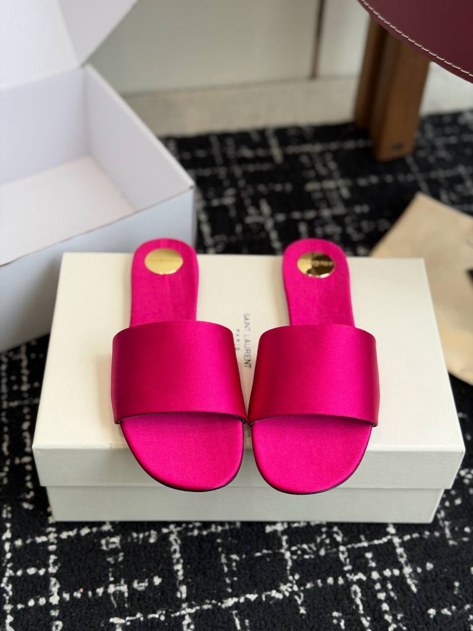 Satin Sandals