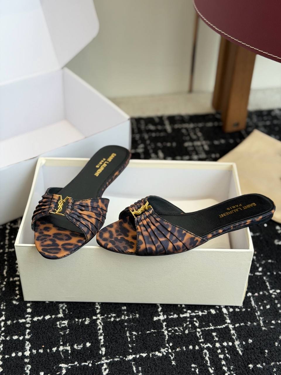 Leopard Sandals