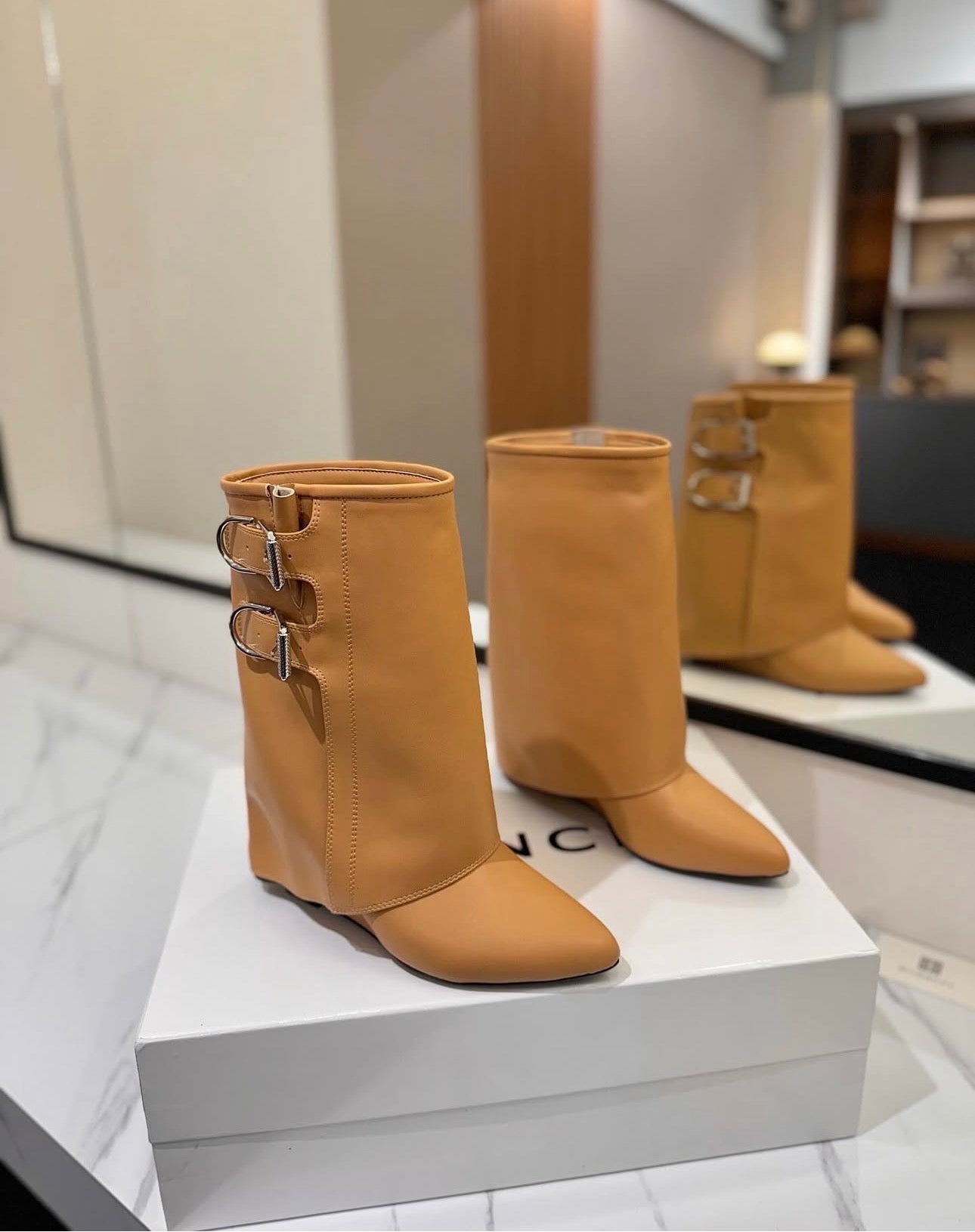 Shark Ankle Boots