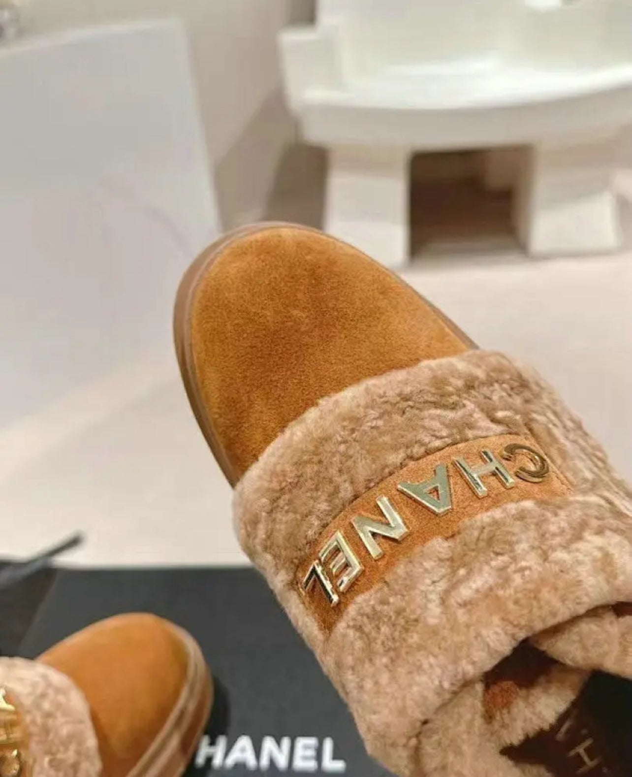 CC Fur Loafers