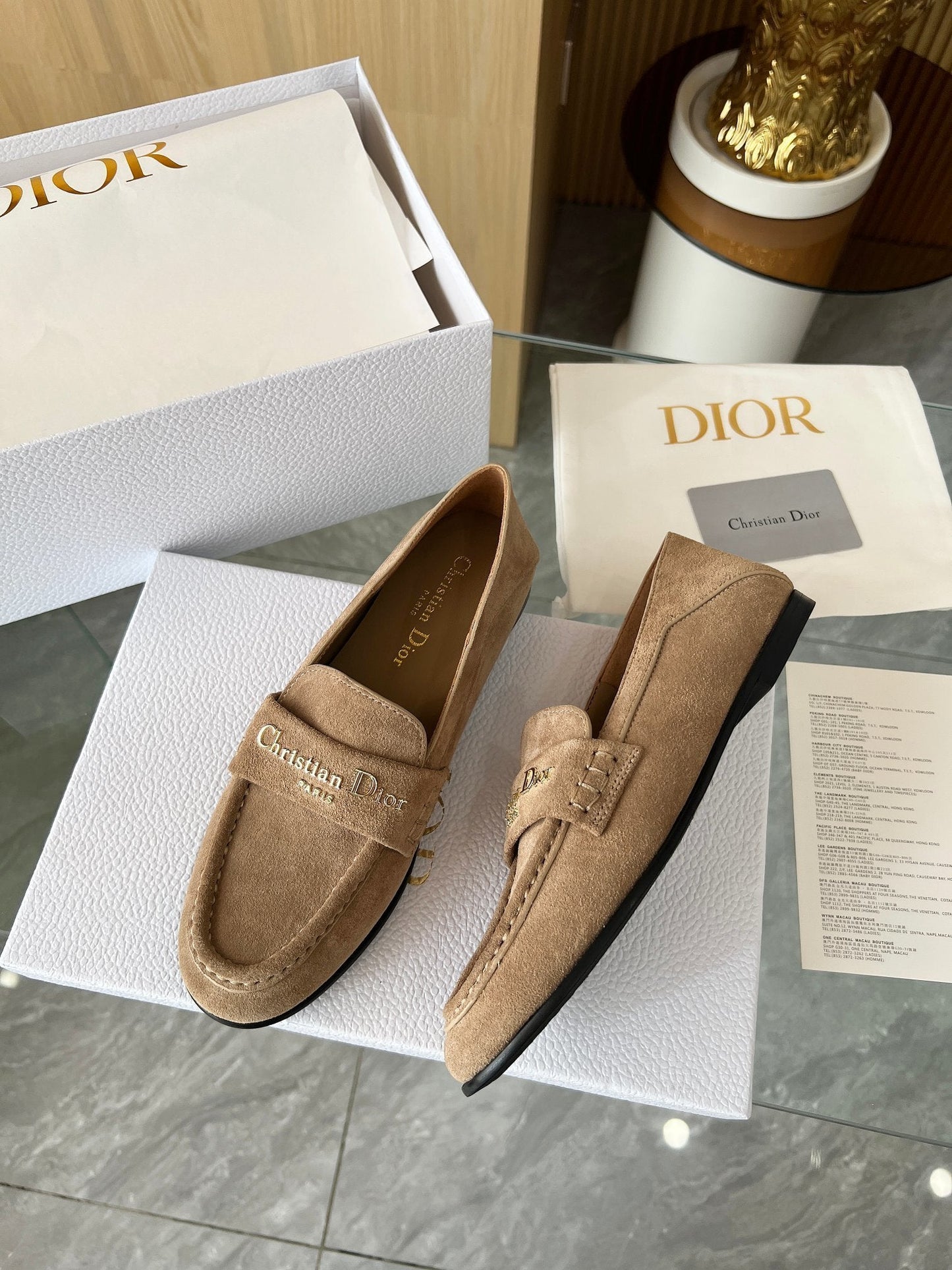 Suede Loafers