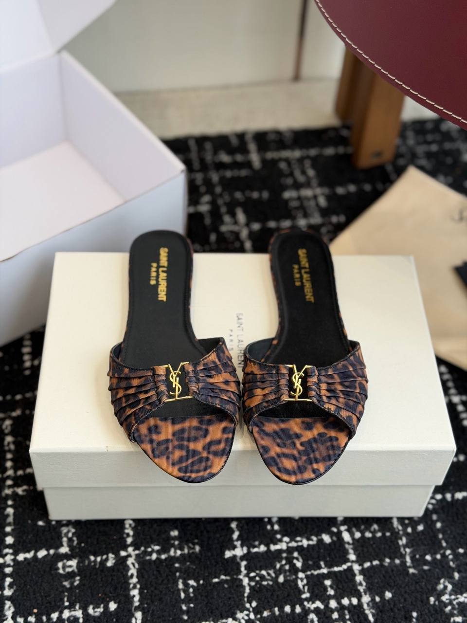 Leopard Sandals