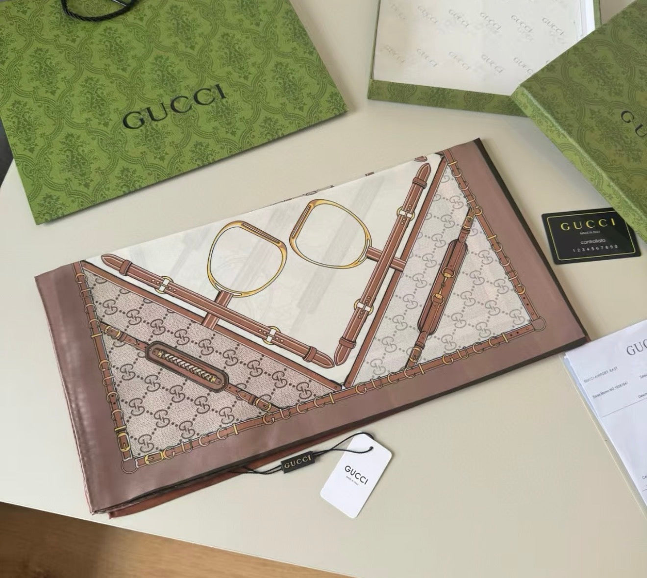 GG Silk Scarf