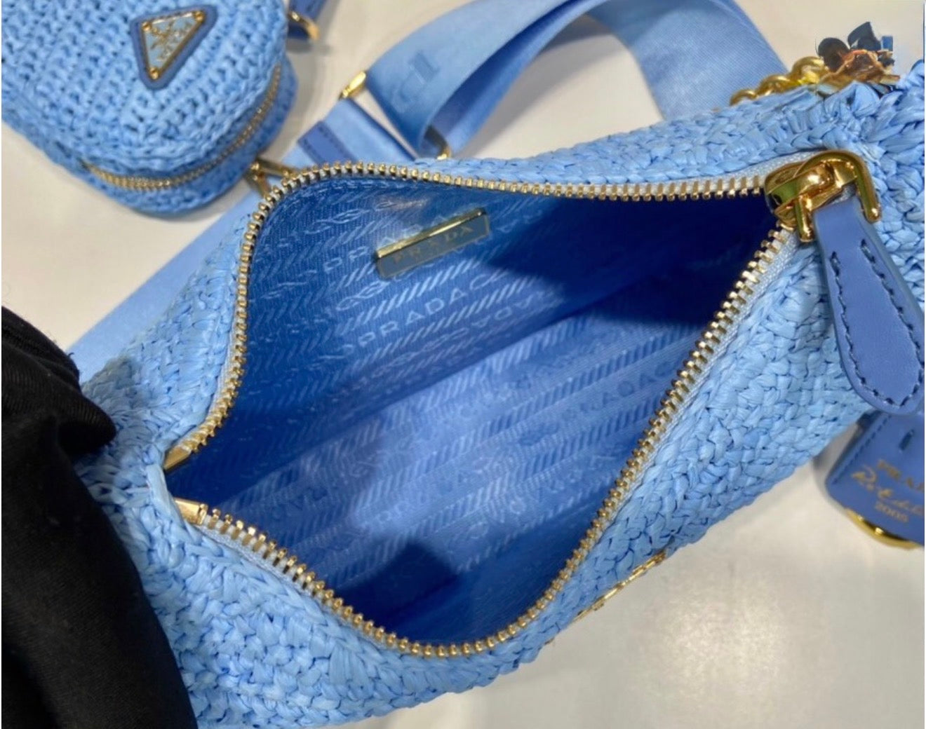 Re Edition Raffia Bag