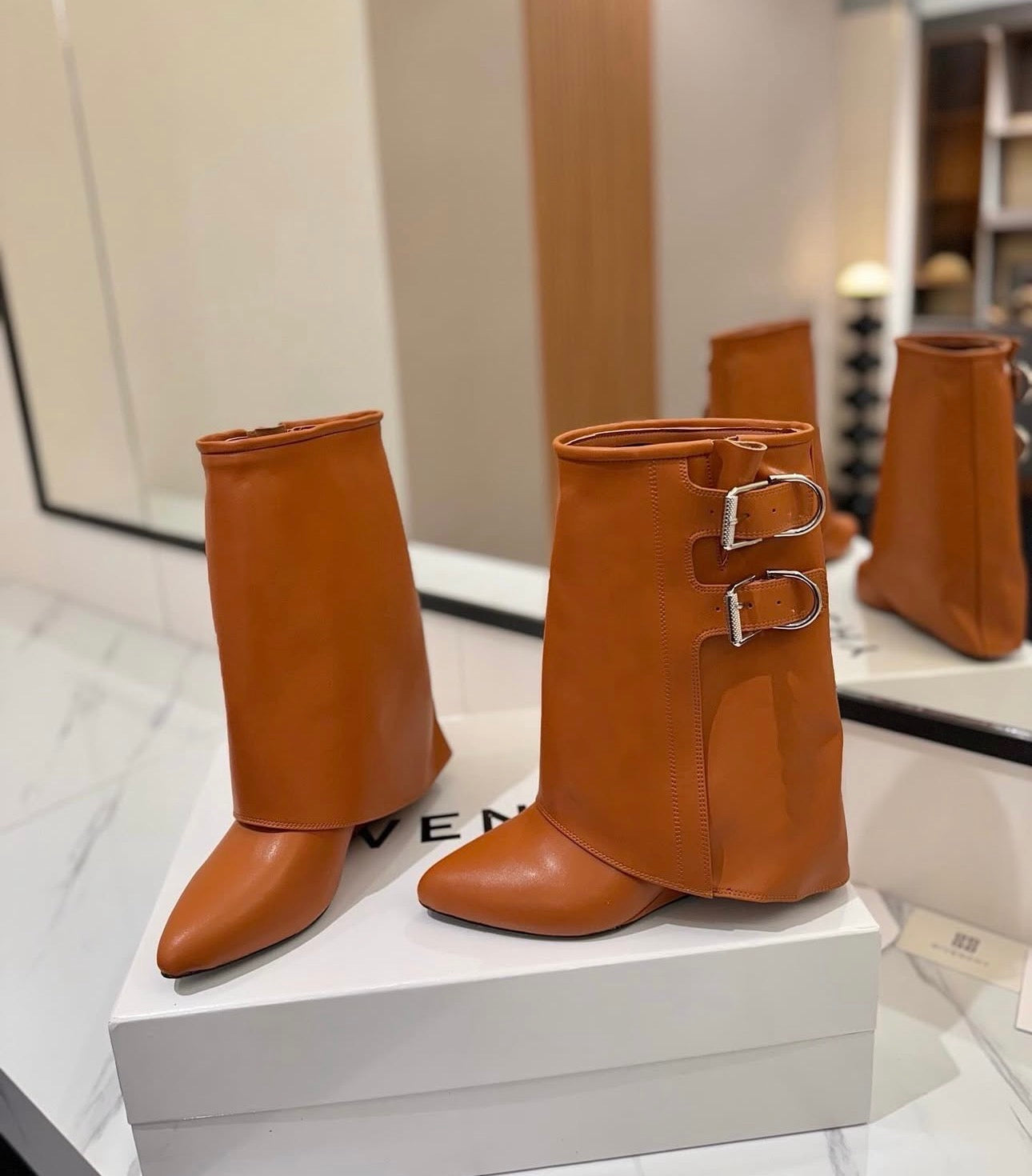 Shark Ankle Boots