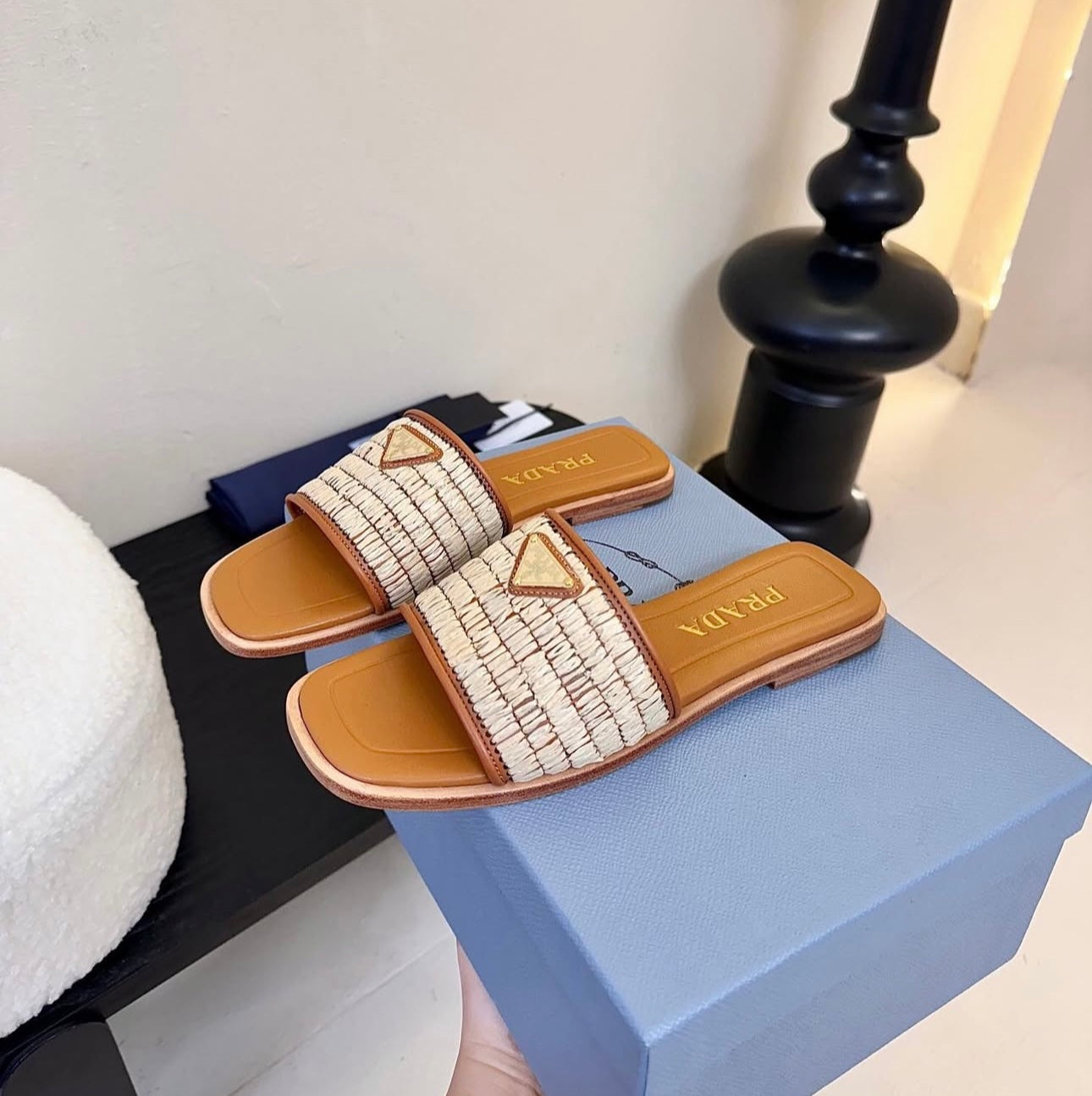 Leather Slides