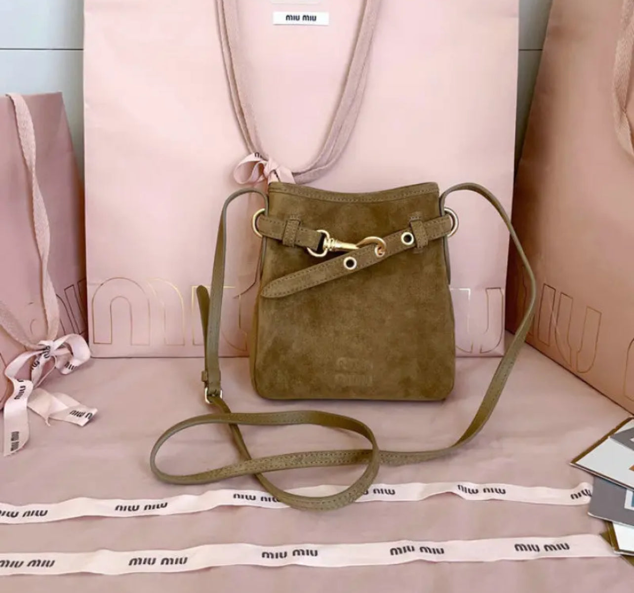 Suede Pouch