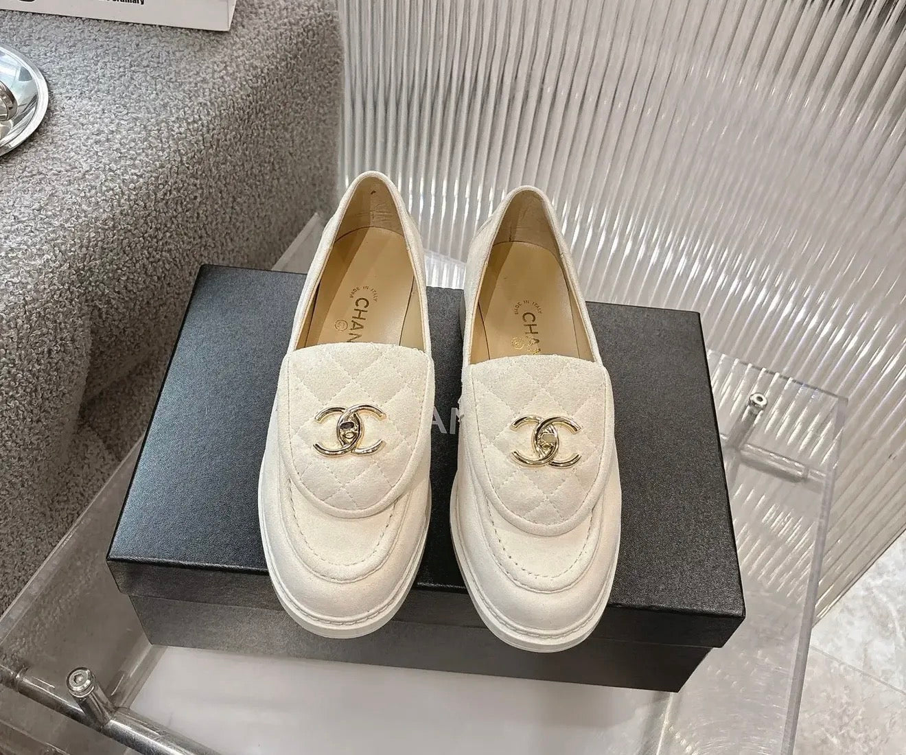 Suede Loafers