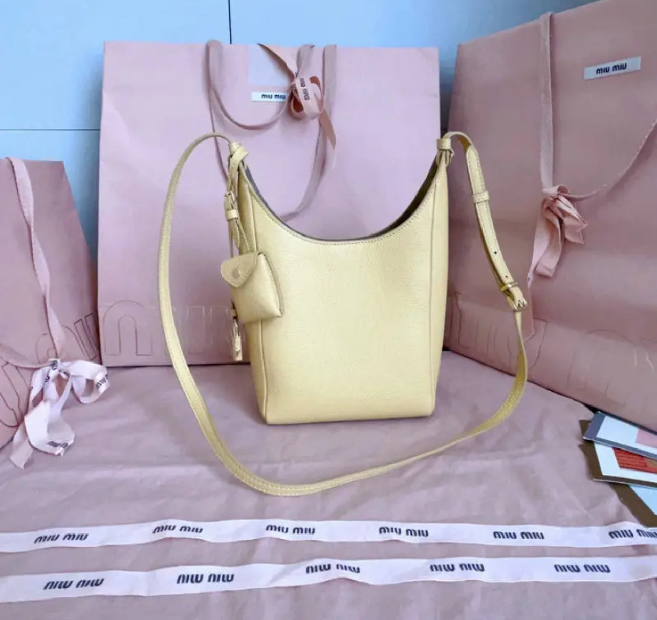 Leather Bucket Bag