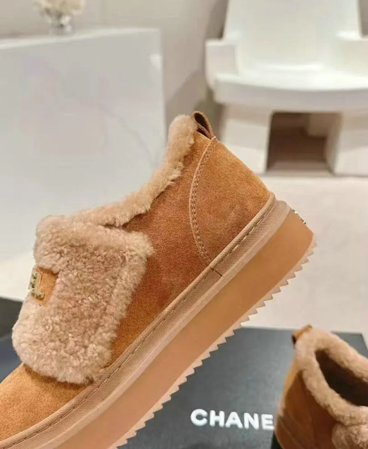 CC Fur Loafers