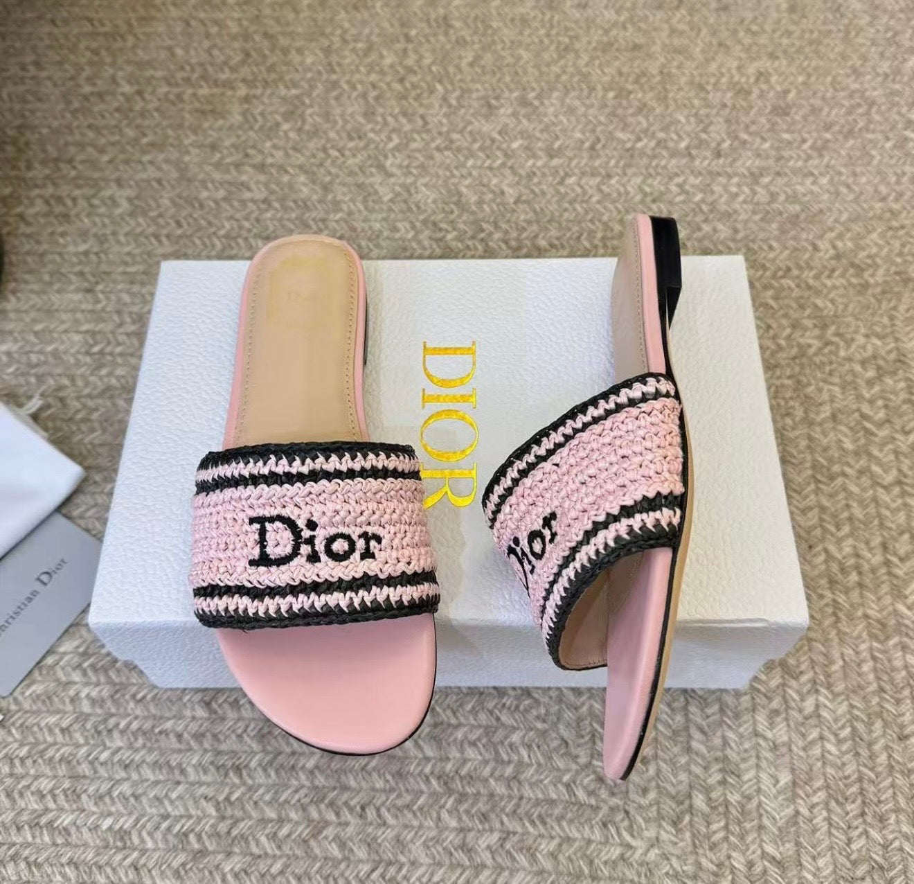 Dway Raffia Mules