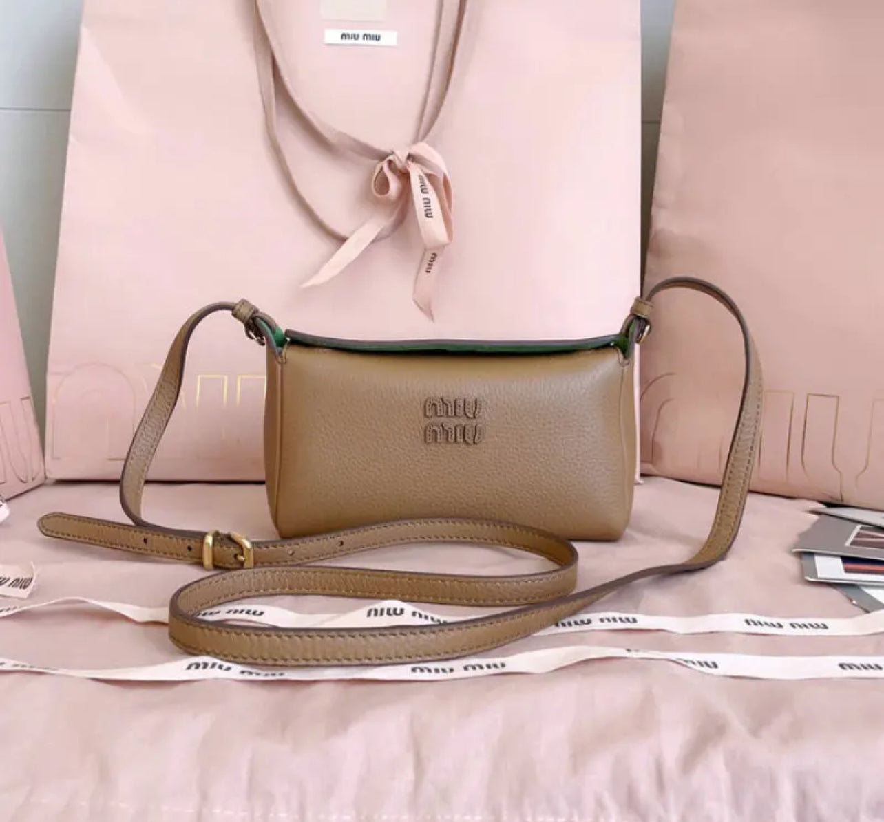 Leather Pouch Bag