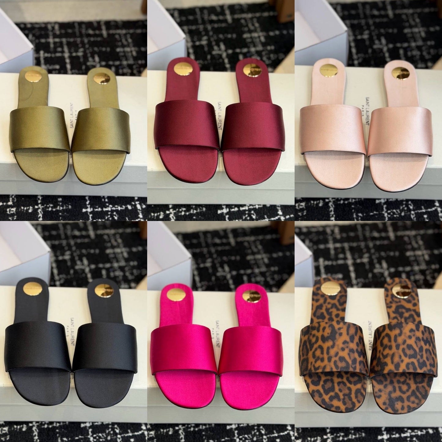 Satin Sandals