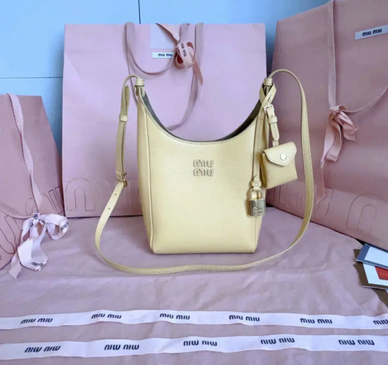 Leather Bucket Bag