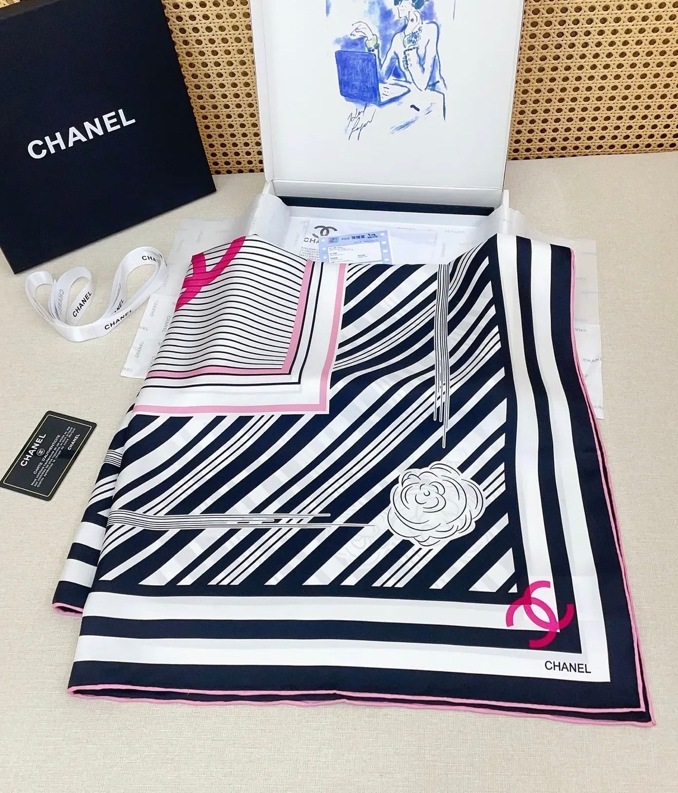 CC Silk Scarf