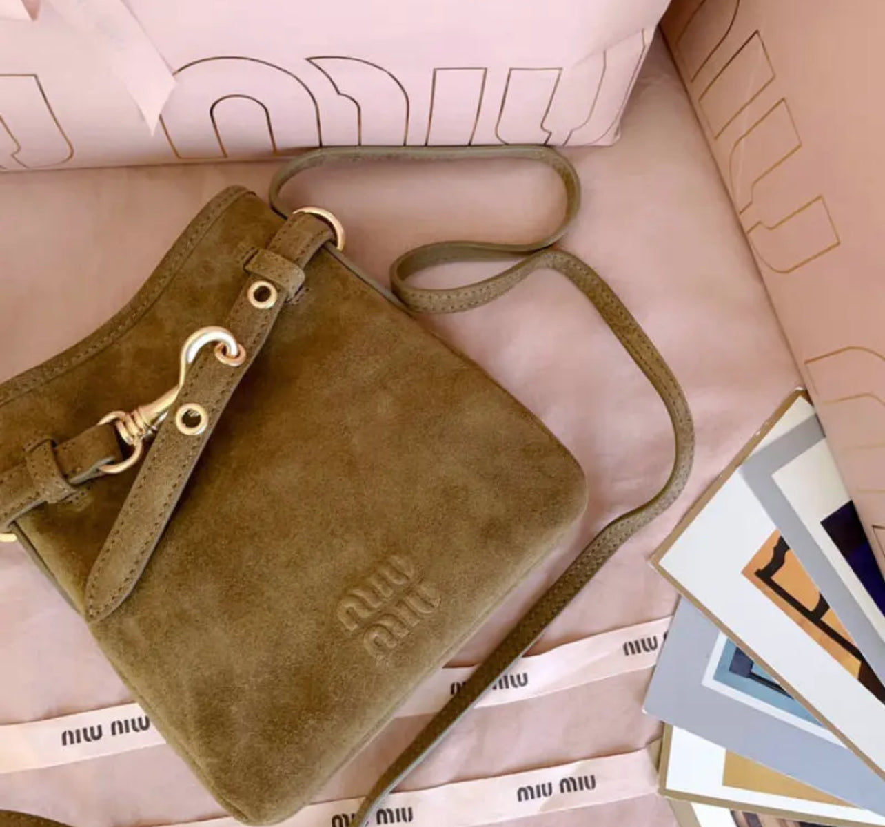 Suede Pouch