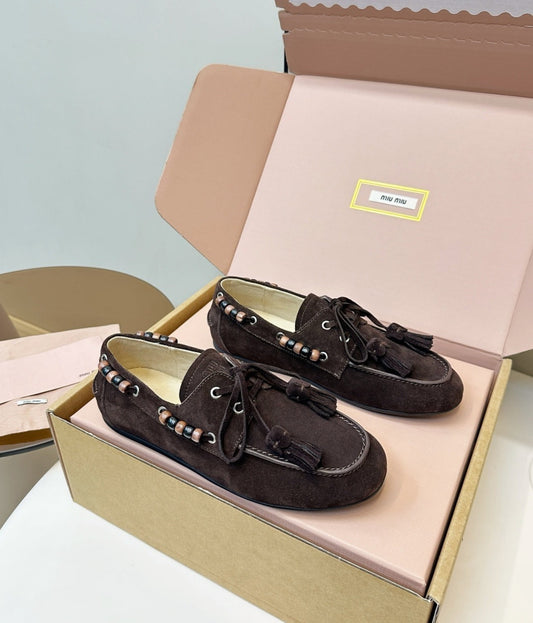 Suede Loafers