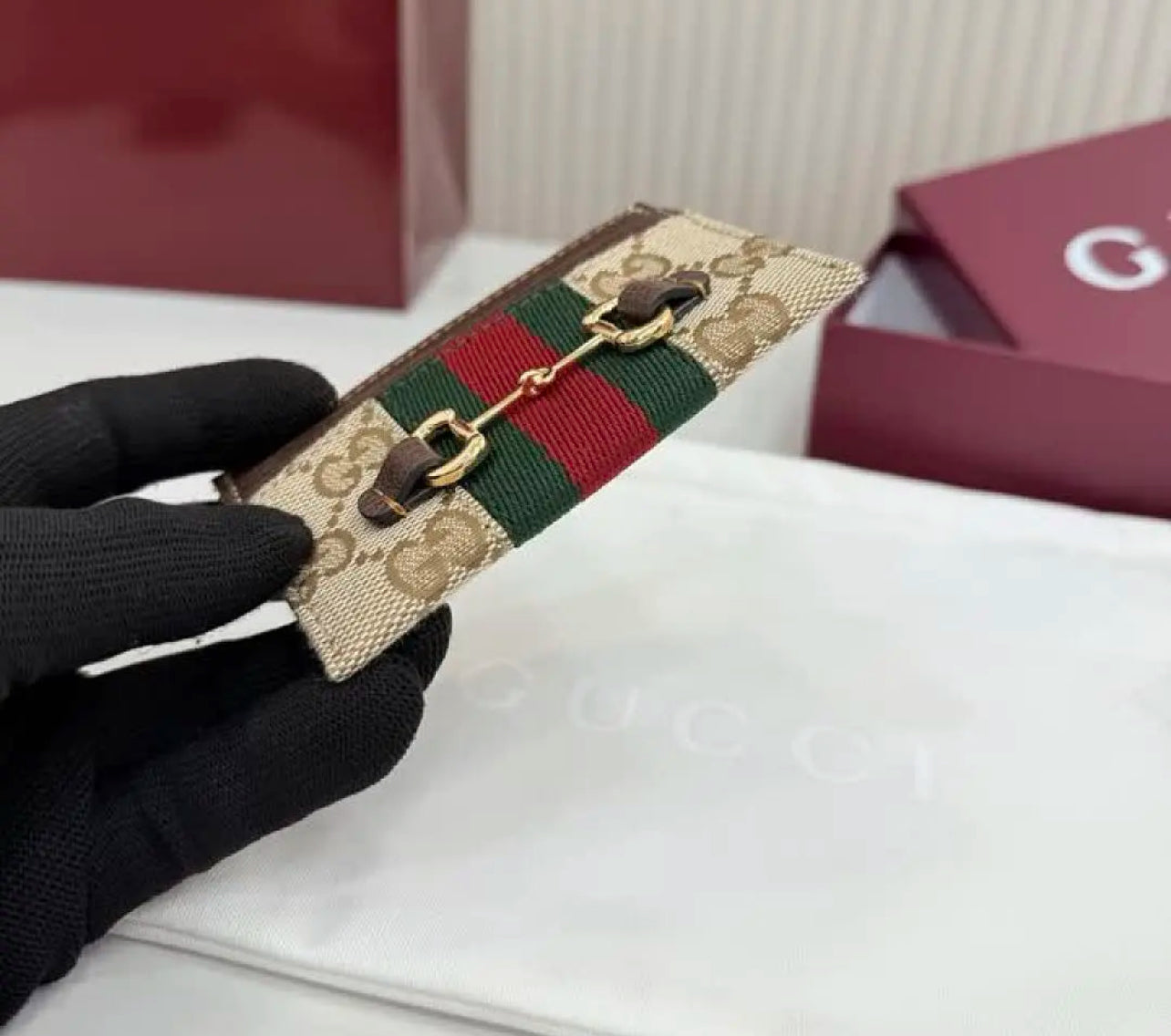 Horsebit Card Holder