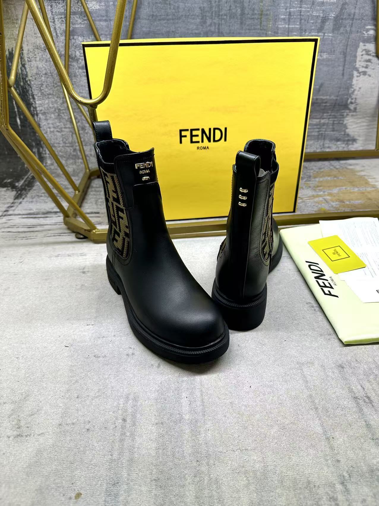 FF Leather Boots