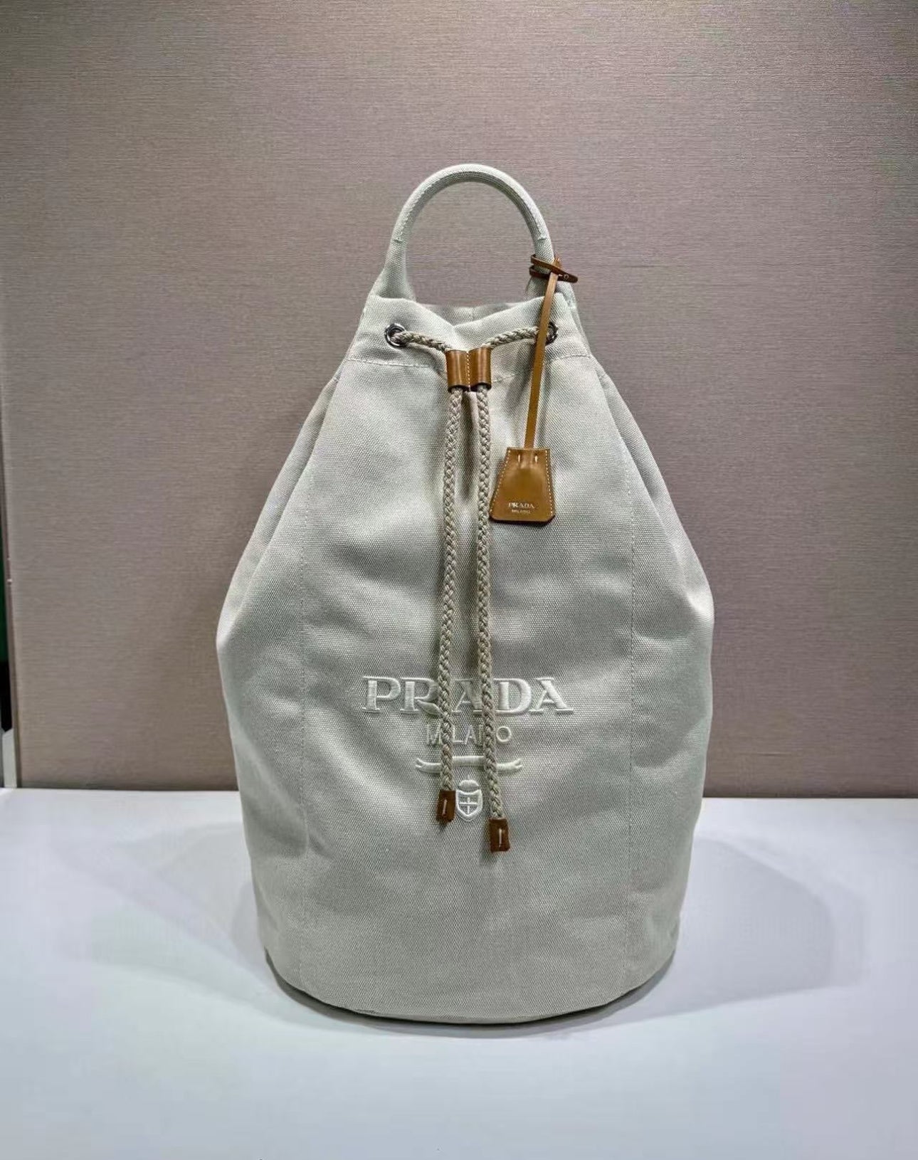 Linen Duffle Bag