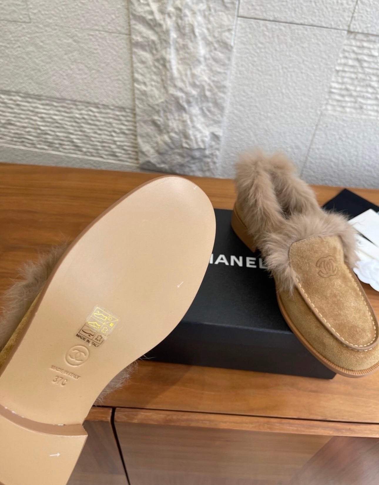 CC Fur Loafers