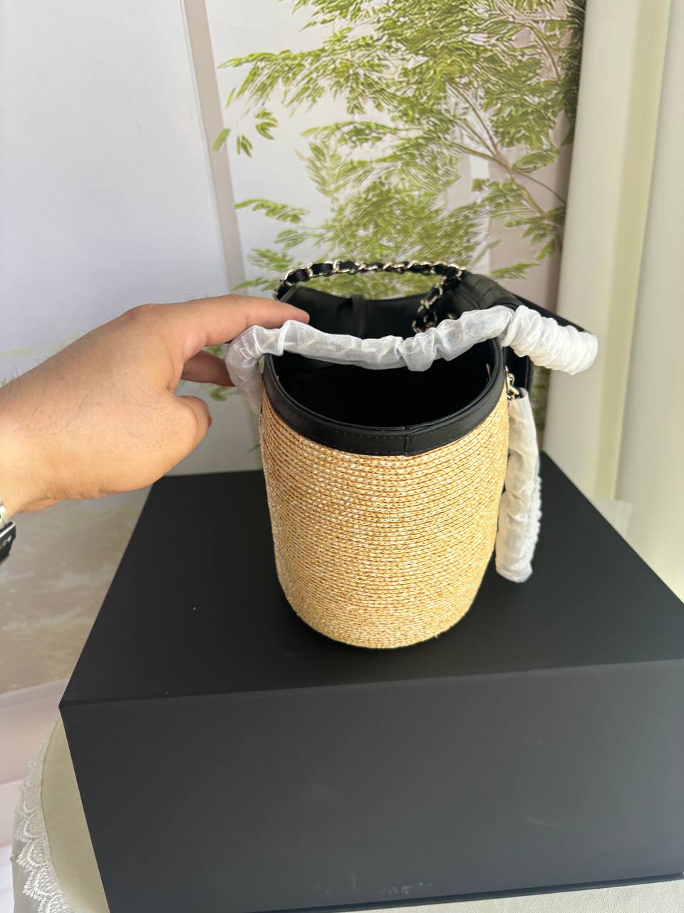 Small Raffia Tote