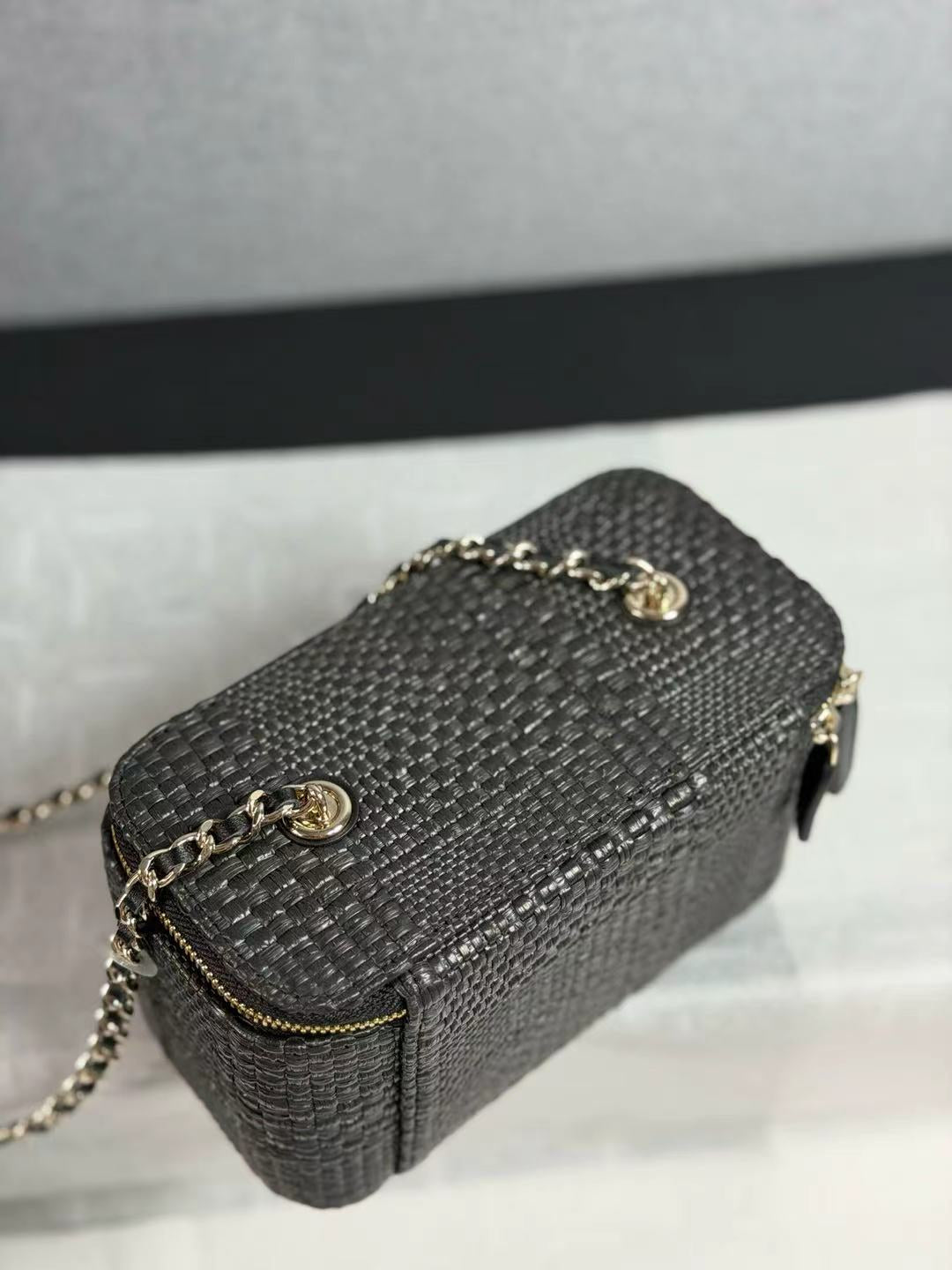 Mini Raffia Vanity