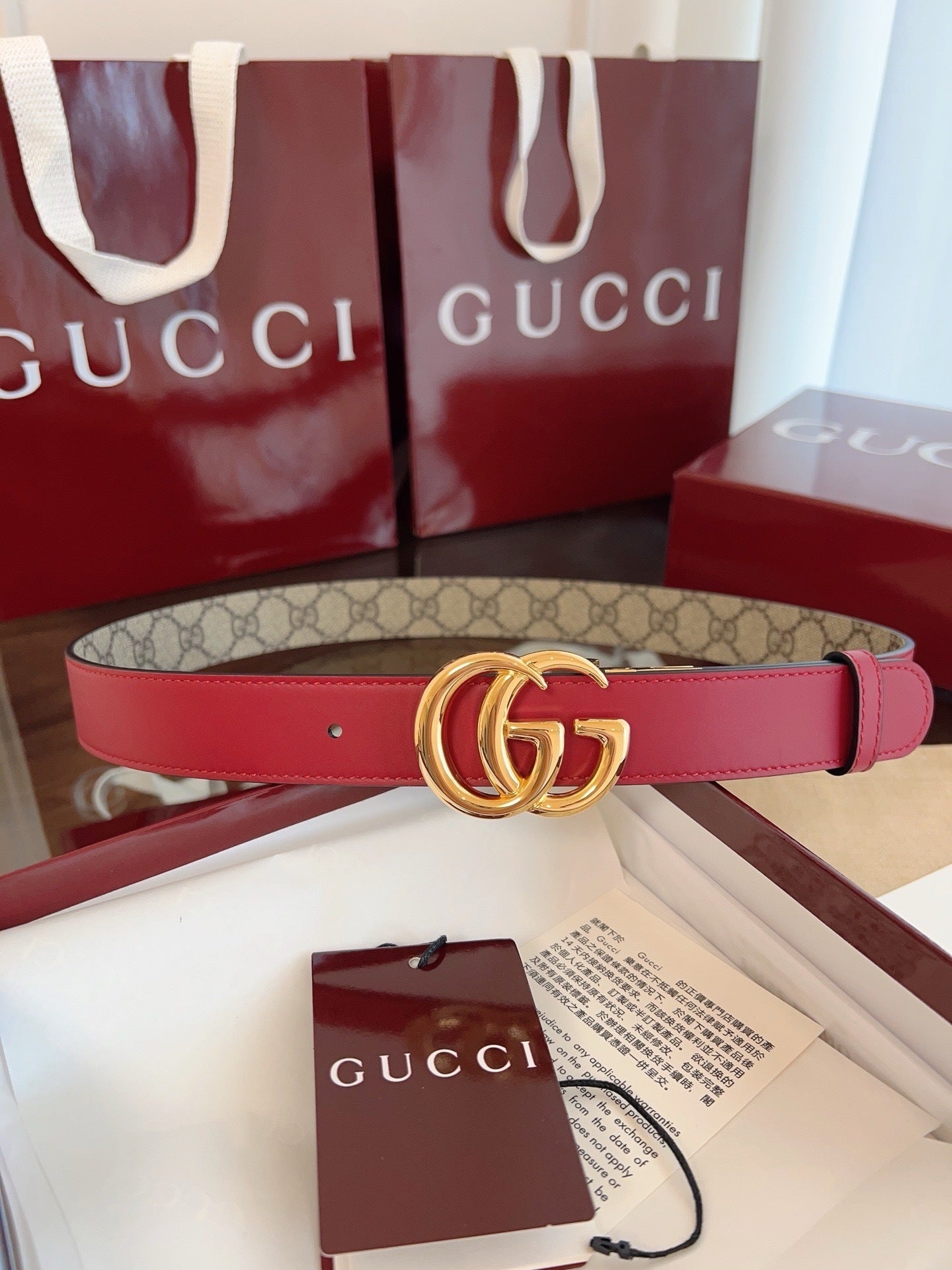 Leather Reversible Belt