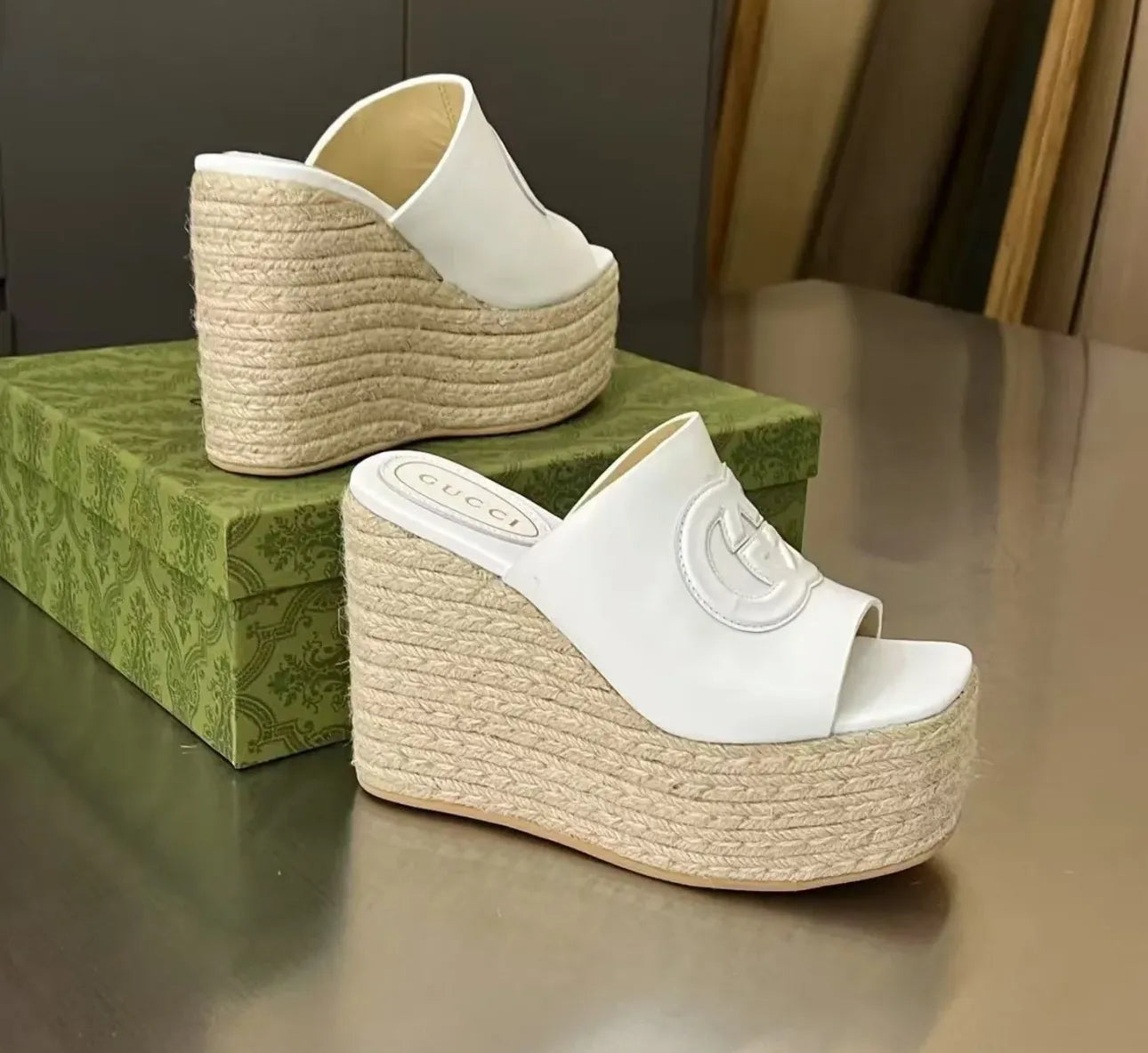 Leather Wedges