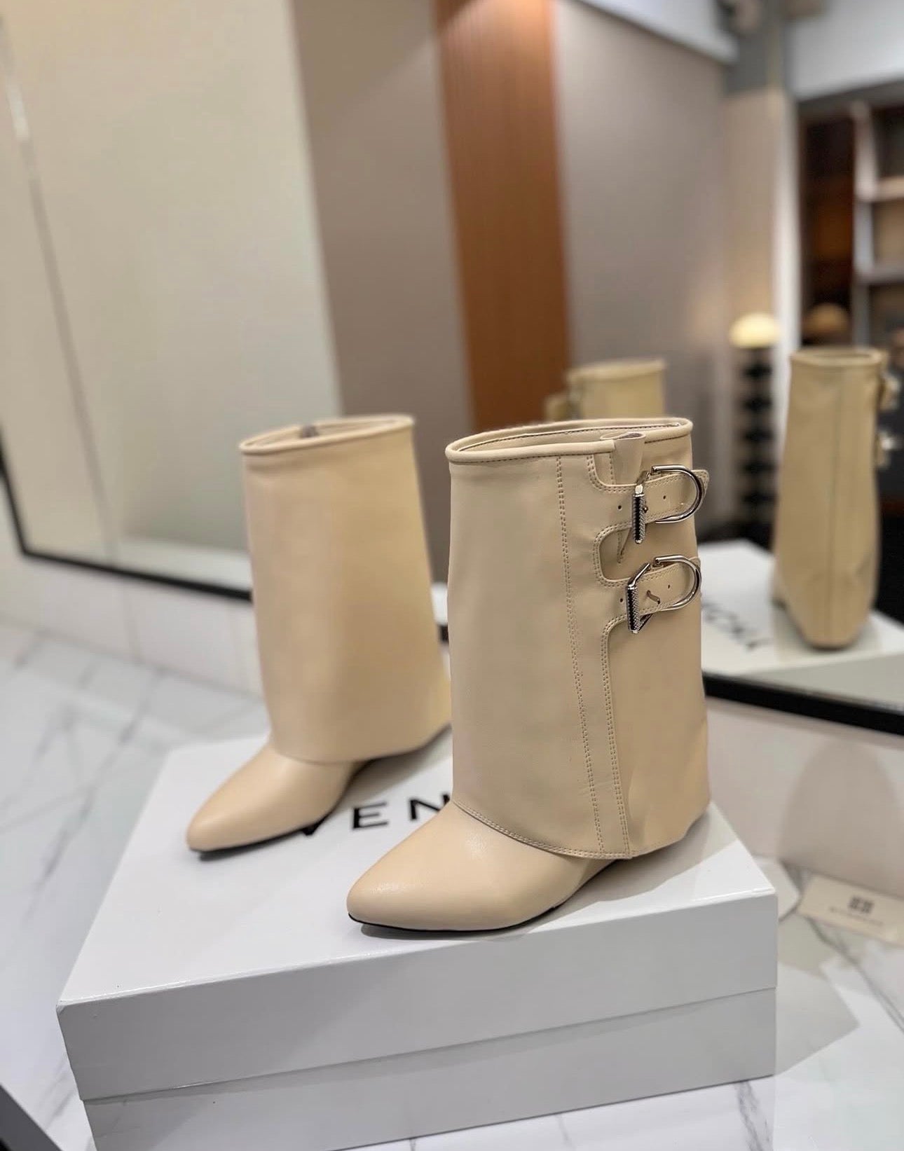 Shark Ankle Boots