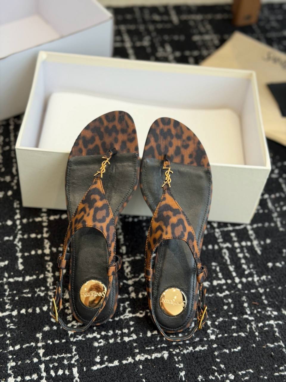 Leopard Sandals