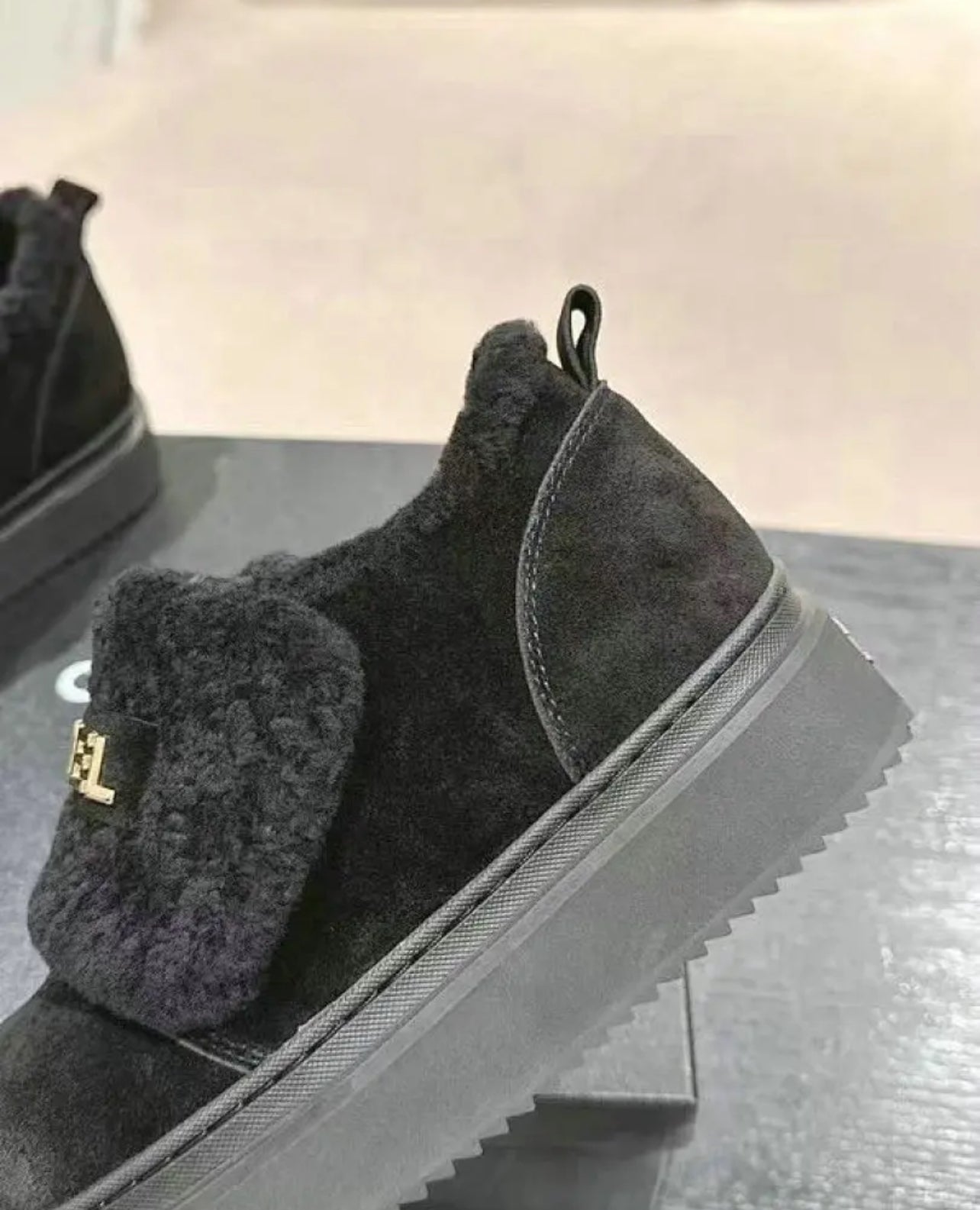 CC Fur Loafers