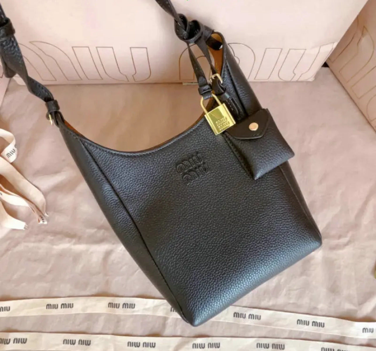 Leather Bucket Bag