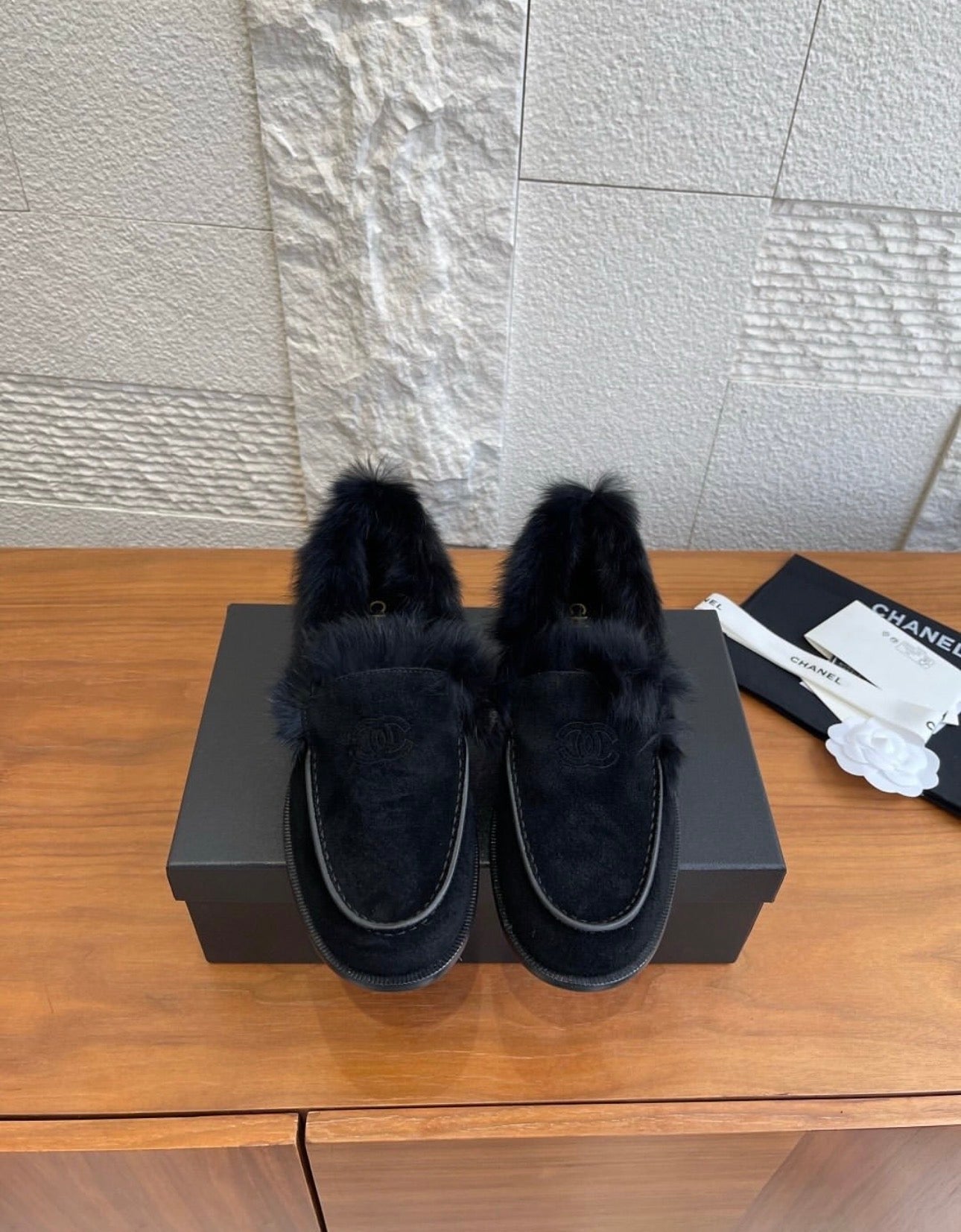 CC Fur Loafers
