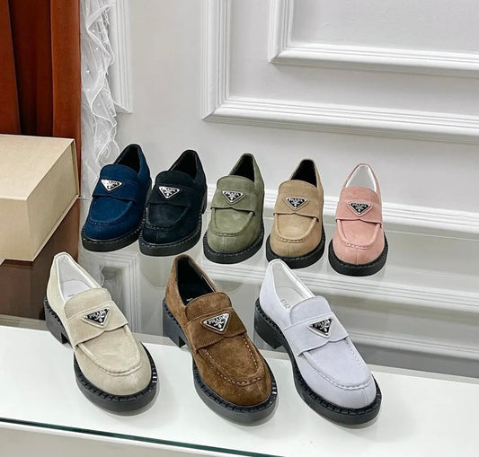 Suede Loafers