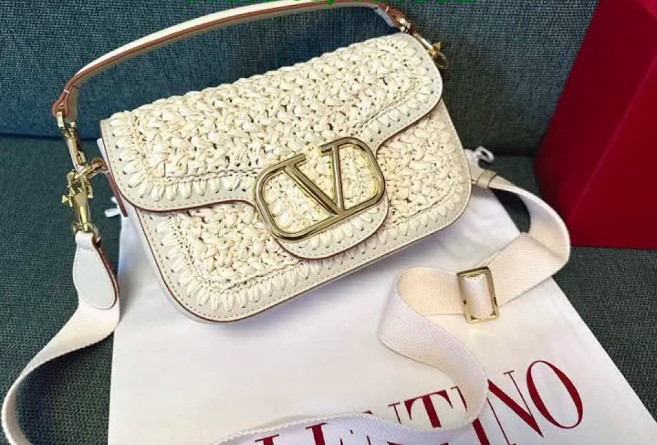 Raffia Shoulder Bag