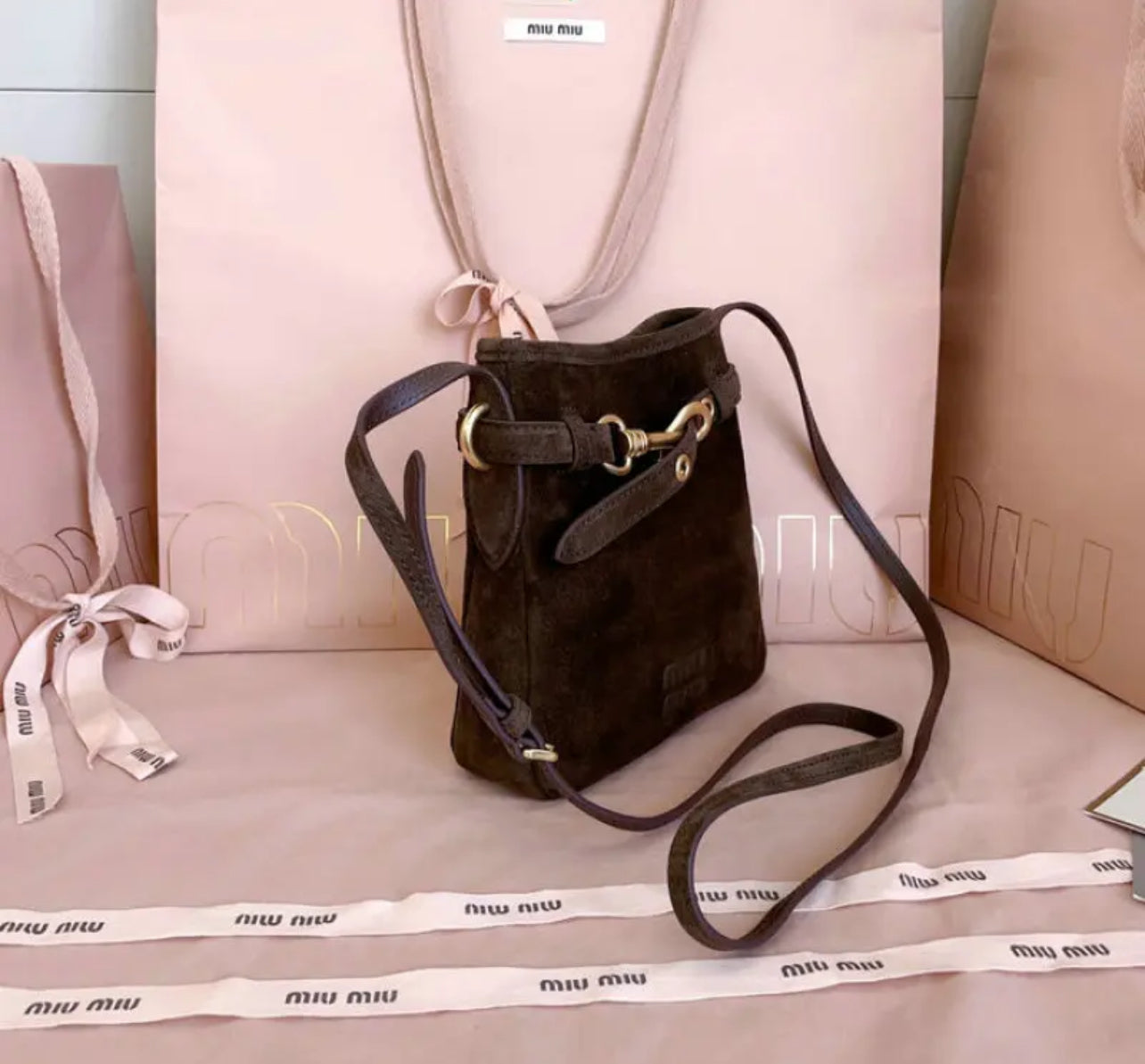 Suede Pouch