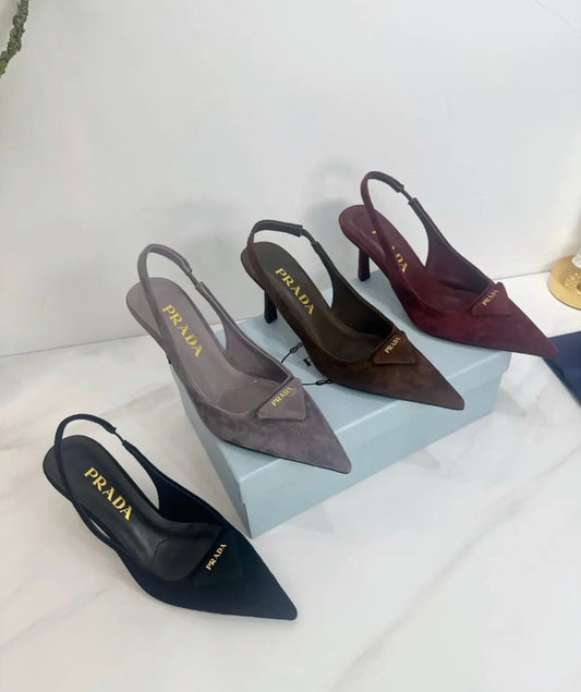 Suede Pumps
