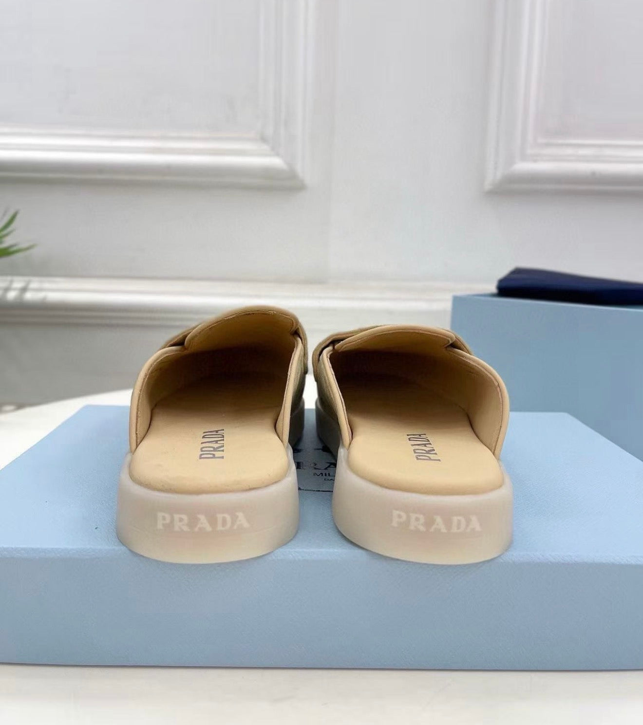 Suede Mules