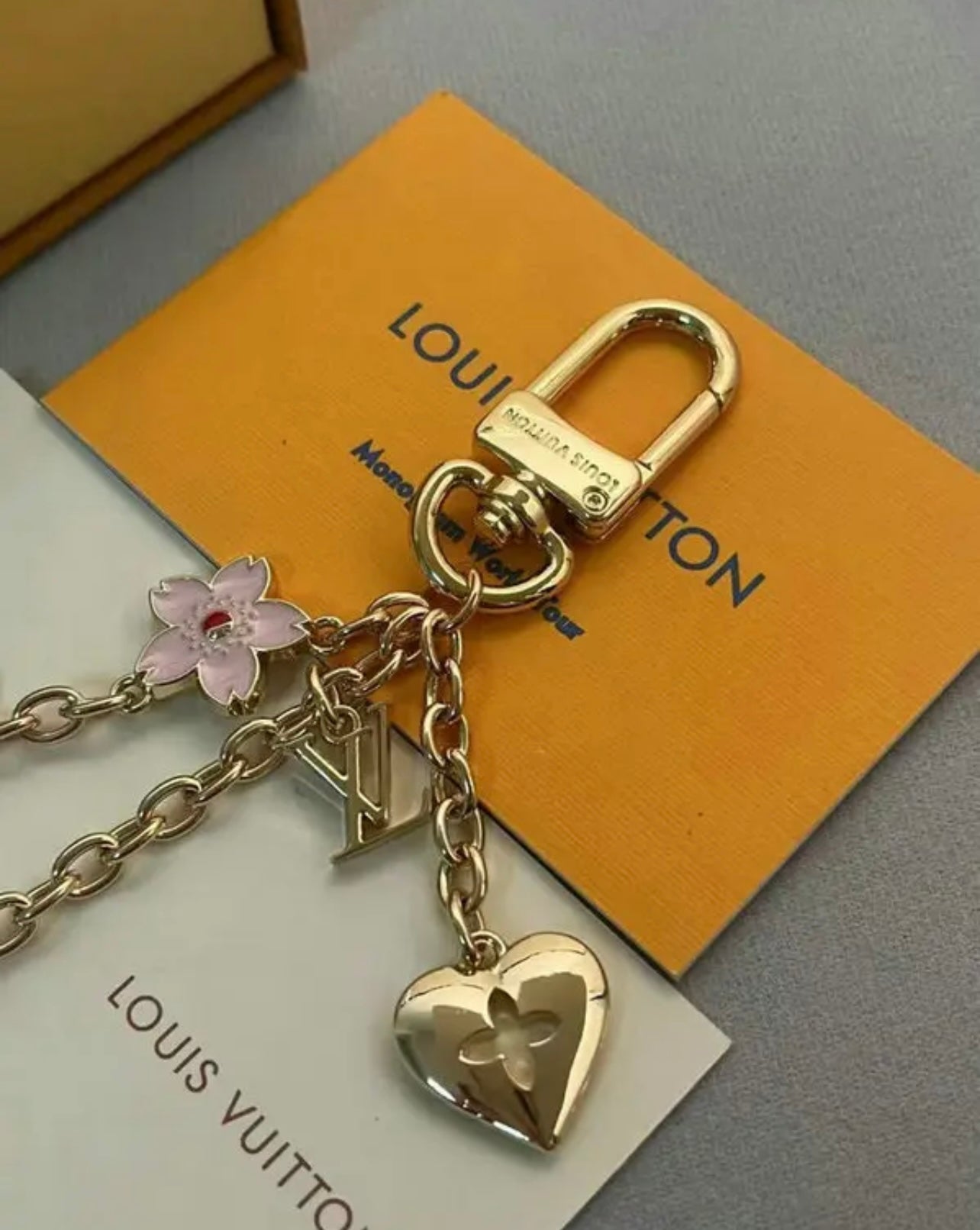 Logo Bag Charm/Keychain