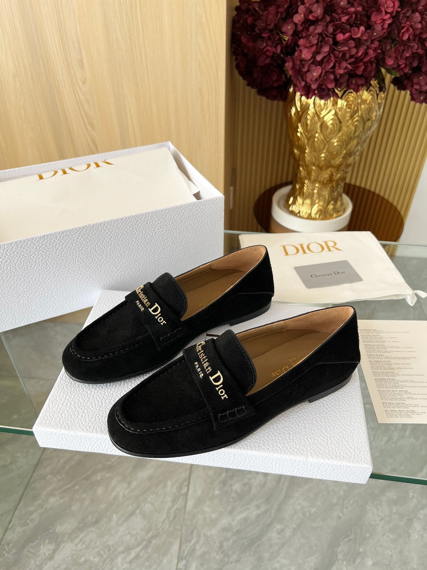 Suede Loafers