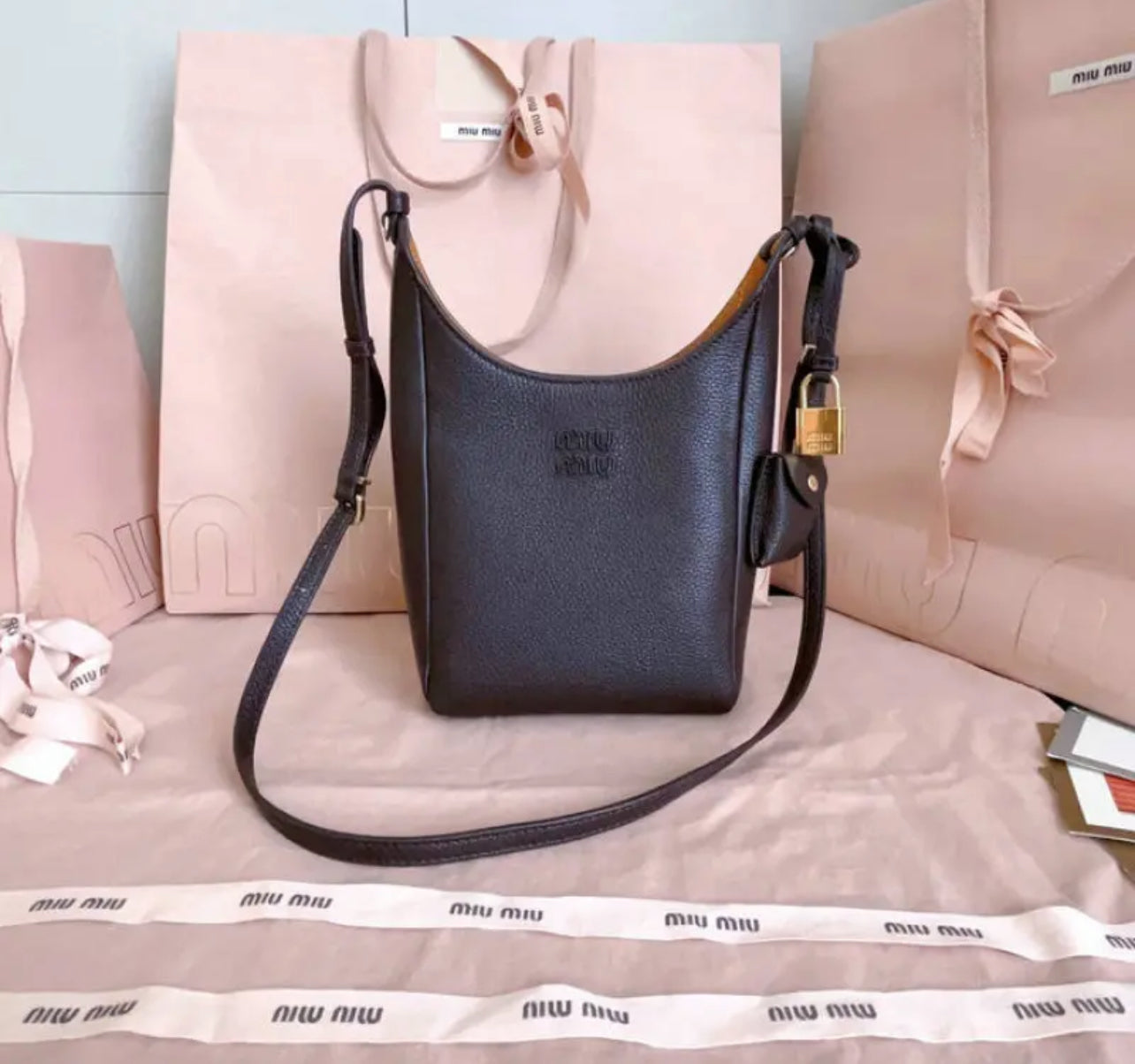 Leather Bucket Bag